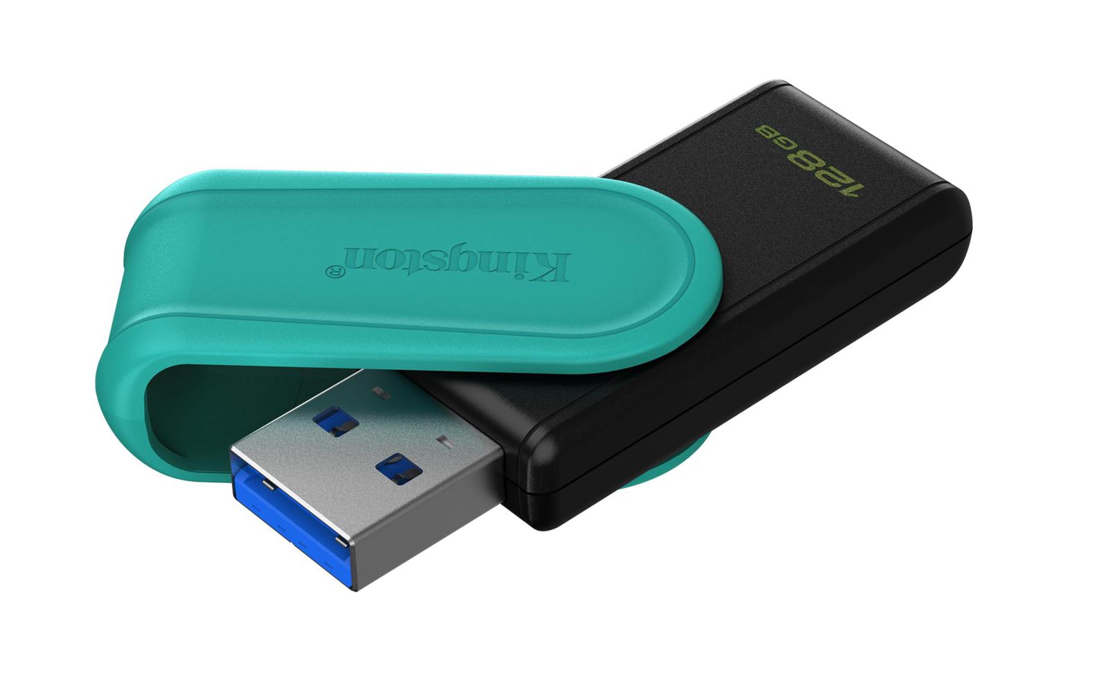 KINGSTON PENDRIVE 128GB DTXS/128GB USB 3.2 GEN1 NERO/TURCHESE