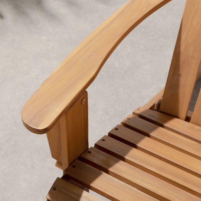 FSC acacia reclining garden chair - 72.5 x 89.5 x H.94 cm