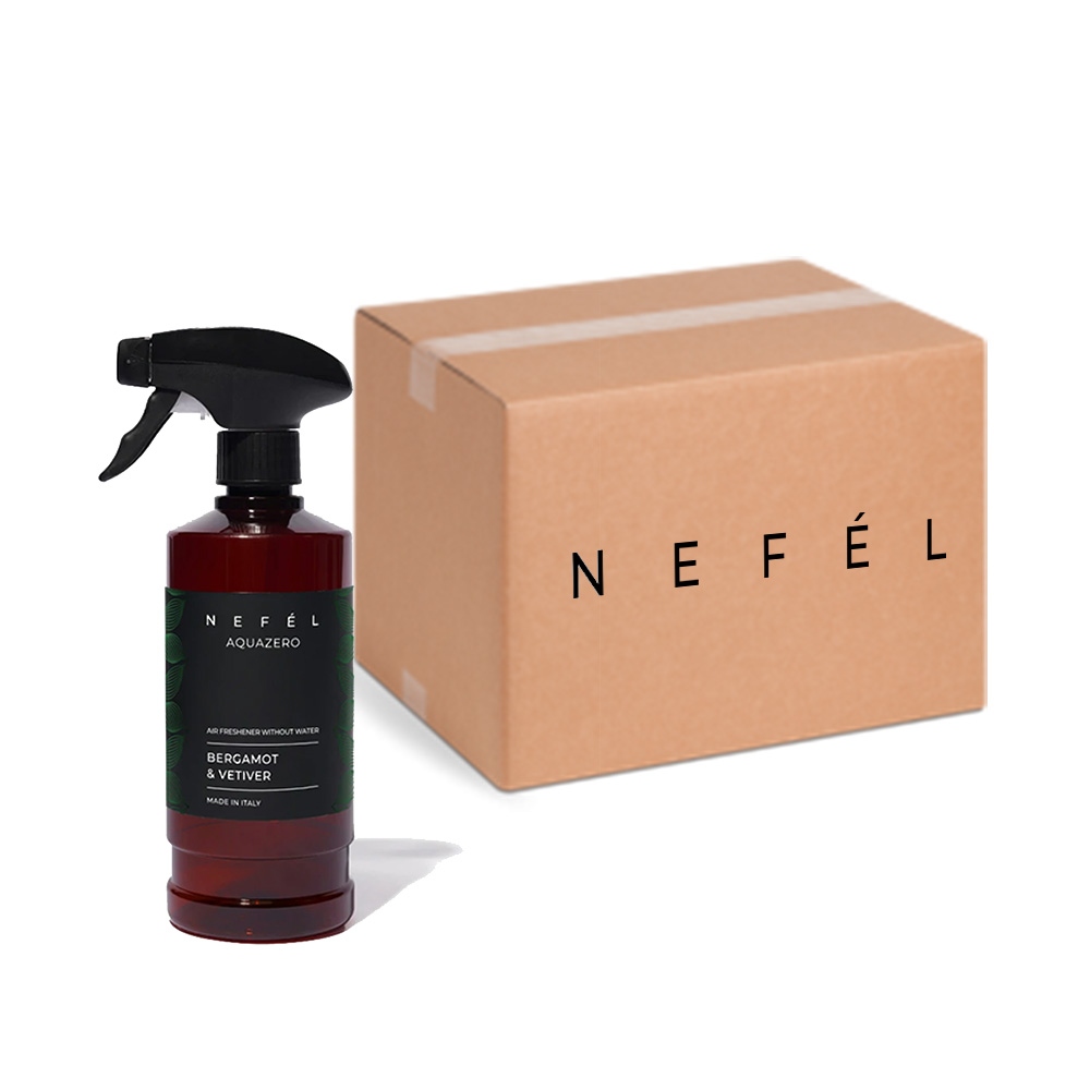 Nefèl Aquazero Bergamot and Vetiver air freshener 480 ml