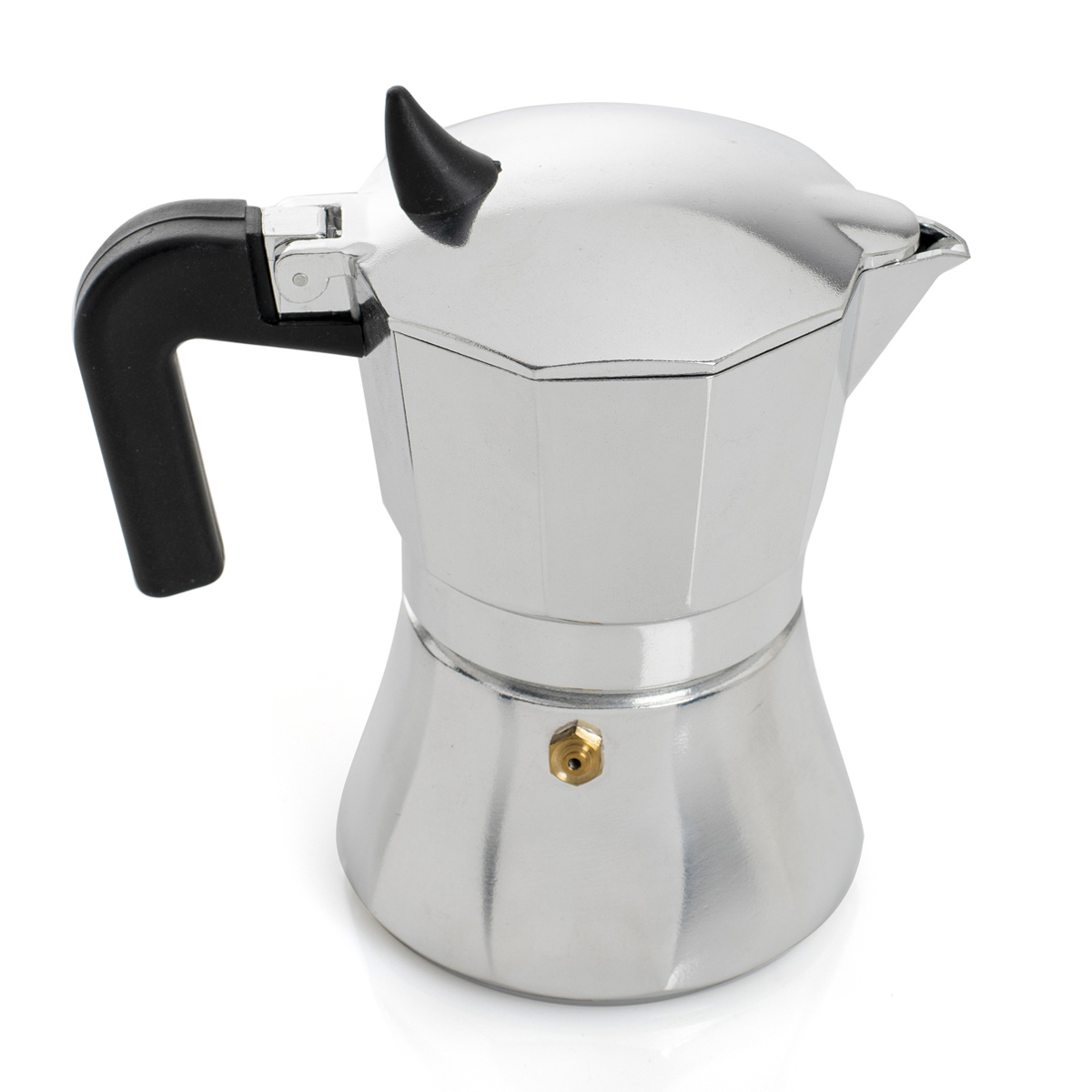 Aluminum moka gift box 3 cups - Coffe Lovers