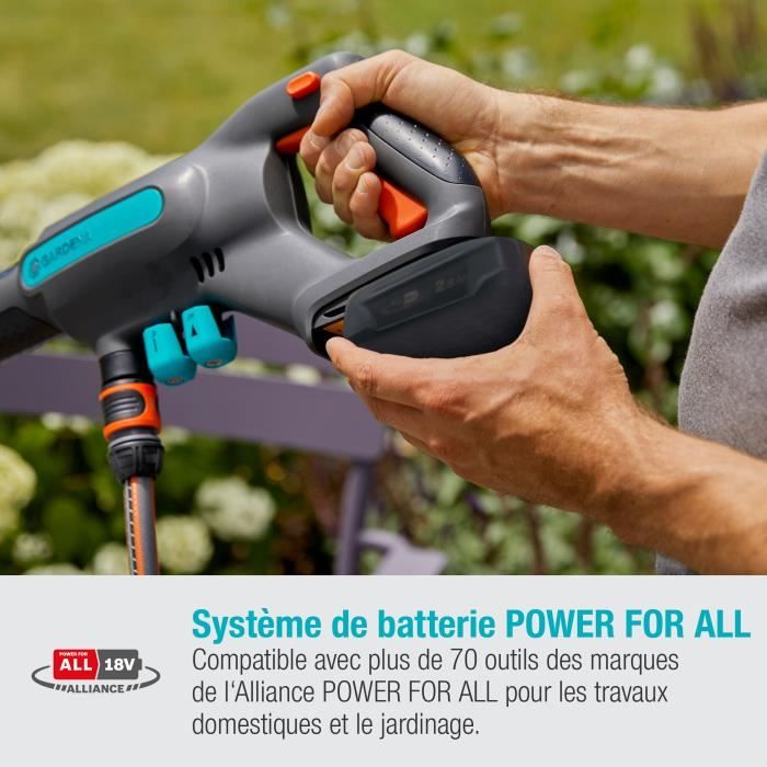 GARDENA - AquaClean 24/18V P4A medium pressure washer