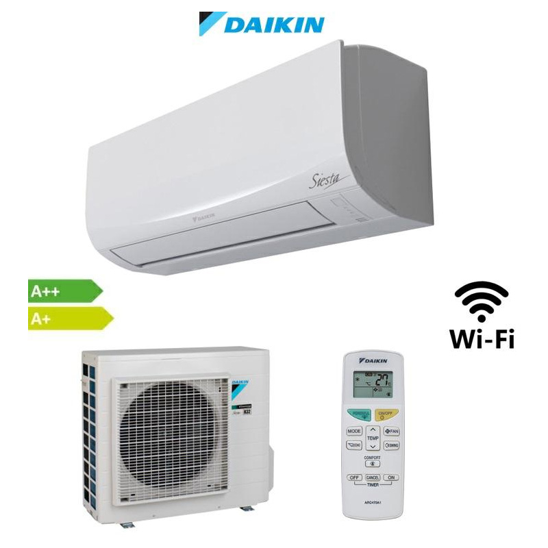 DAIKIN AIR CONDITIONER 18000BTU WIFI SIESTA A++/A+ R32 ATXF50F/ARXF50F