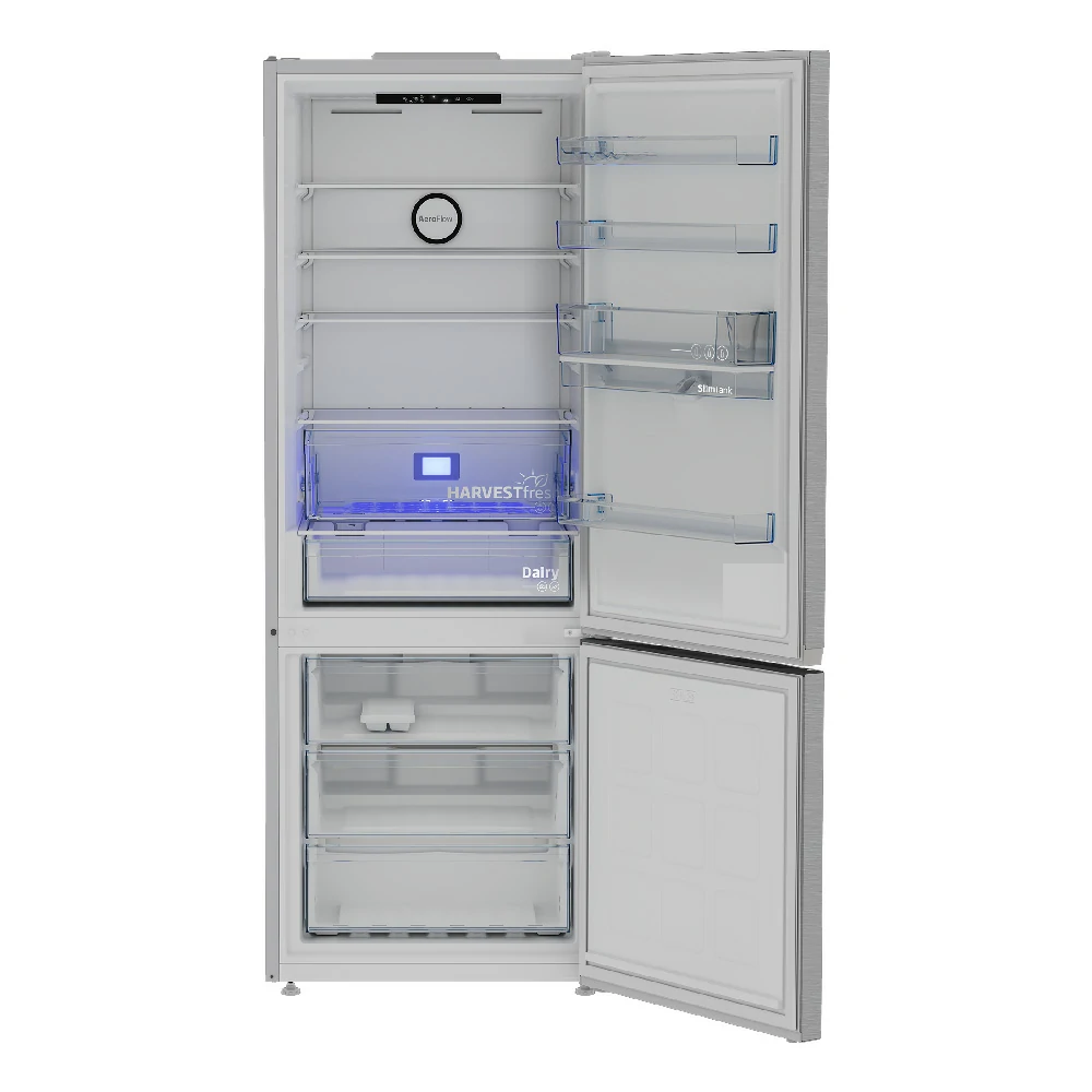Beko 561 LT E TOTAL NO FROST 70CM AND INOX B3RCNE564HDXB Combined Refrigerator