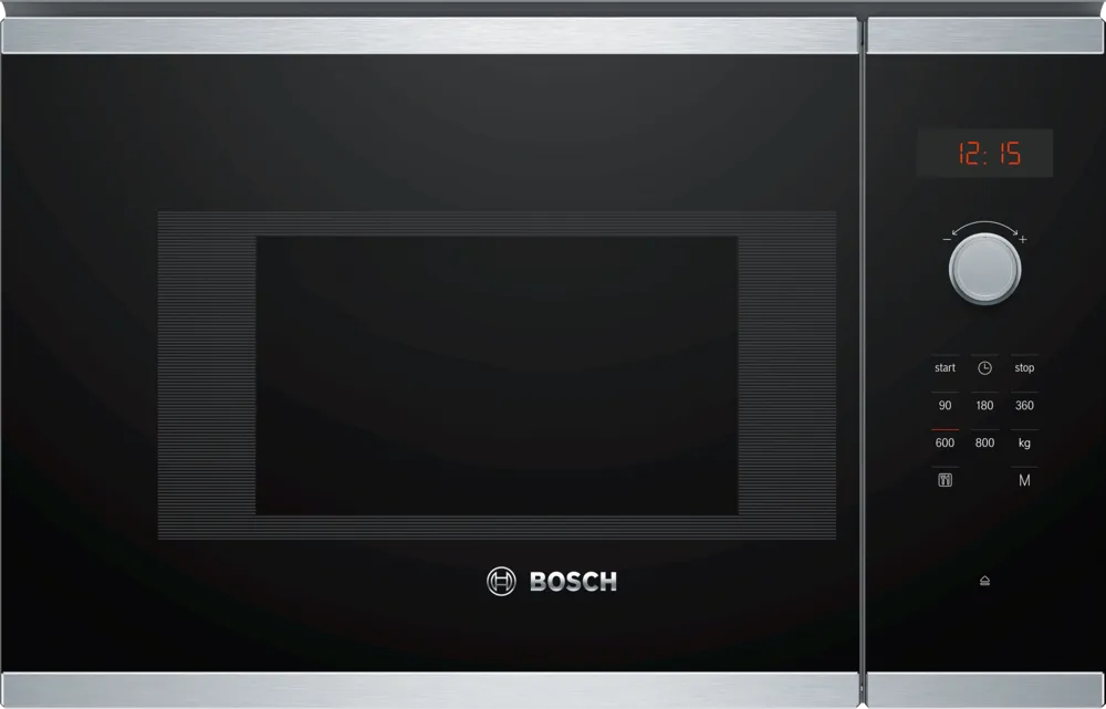 Forno microonde da incasso Bosch20LT 800W NERO/INOX BFL523MS0