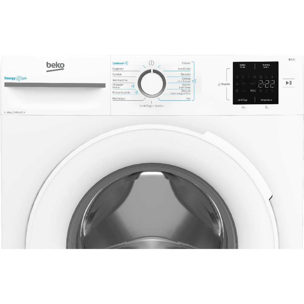 Beko ENERGYSPIN 1200 RPM STEAM 10 kg washing machine BMWU31021W