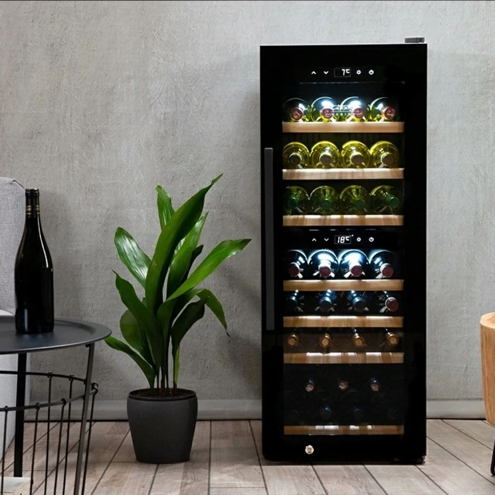 Double temperature wine cabinet WineExclusive 38 Falstaff - Caso Design