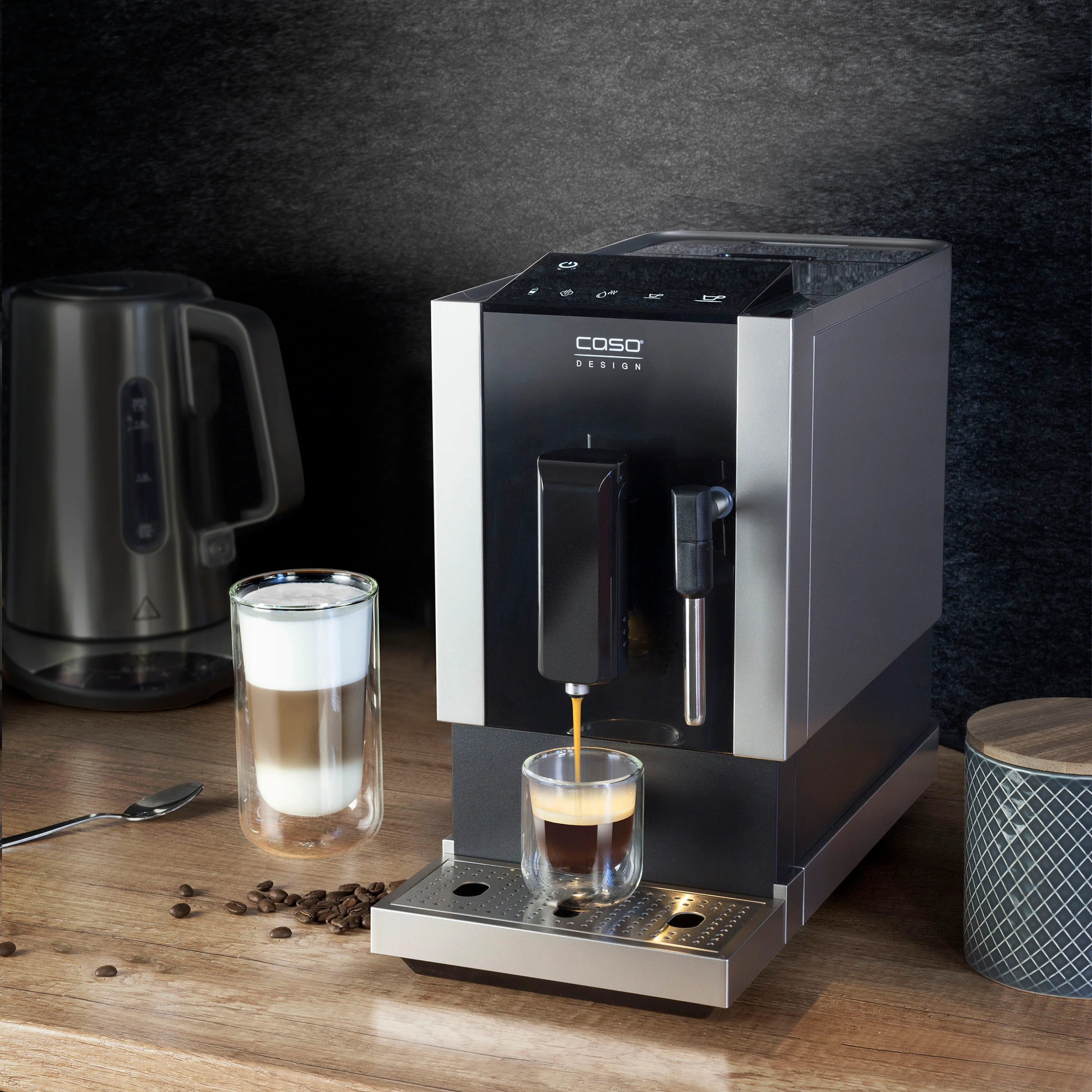 Café Crema One automatic coffee machine - Caso Design