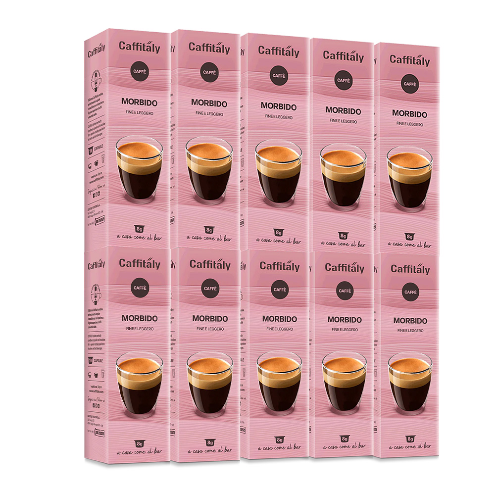 100 Caffitaly System Capsules Soft Coffee Fine Espresso