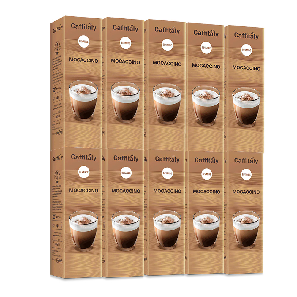 100 Capsules Caffitaly System E'Caffe' Mocaccino