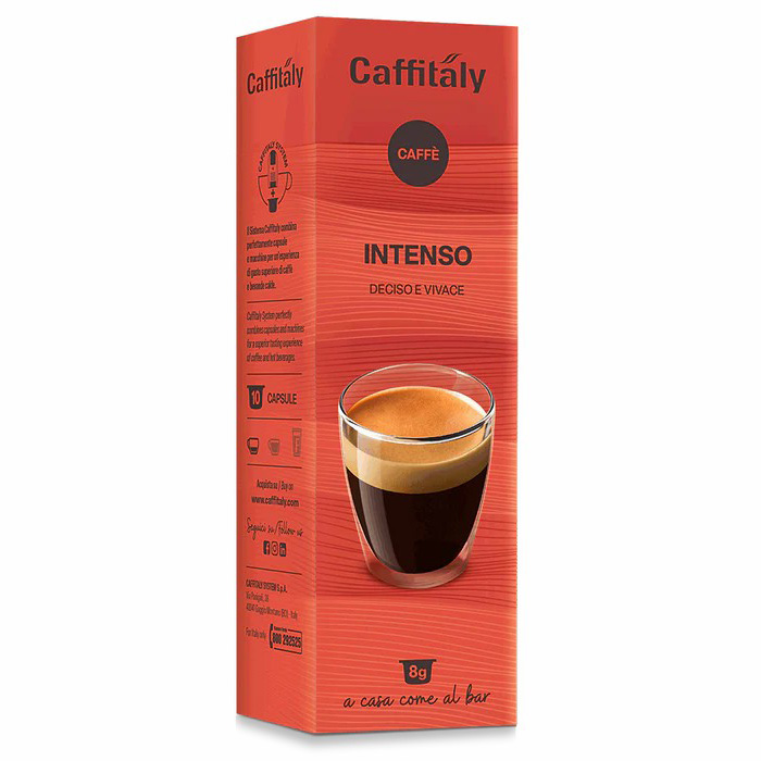 Intense Espresso Vivace Coffee Pack of 10 capsules 
