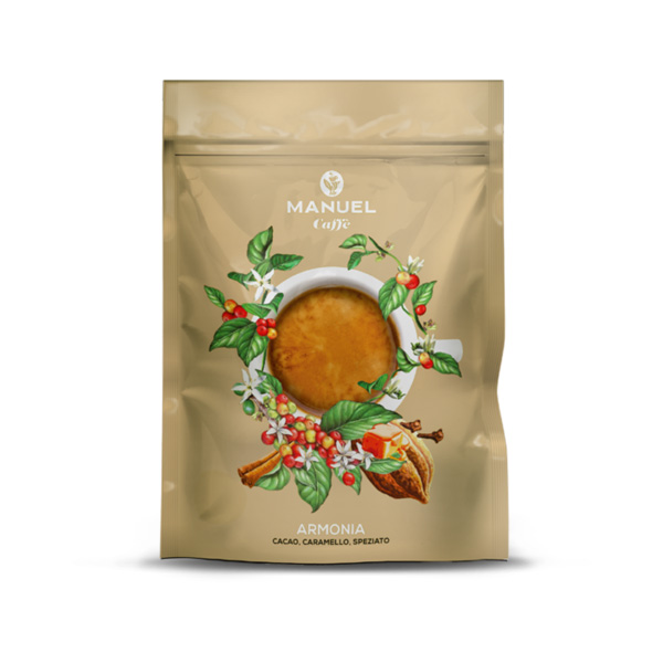 Caffè macinato miscela Armonia 250 gr caramello e spezie