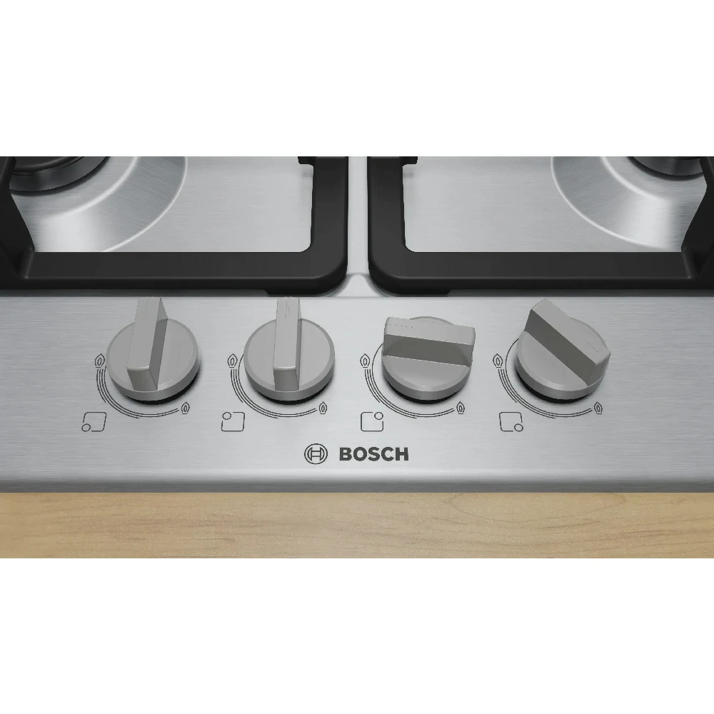 Bosch 4-Burner 60CM INOX PGP6B5K90 Gas Hob