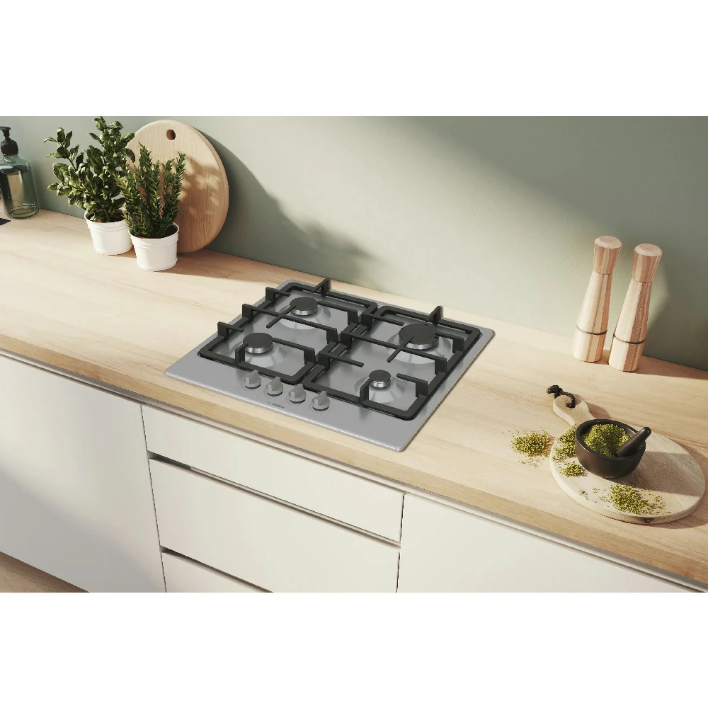 Bosch 4-Burner 60CM INOX PGP6B5K90 Gas Hob