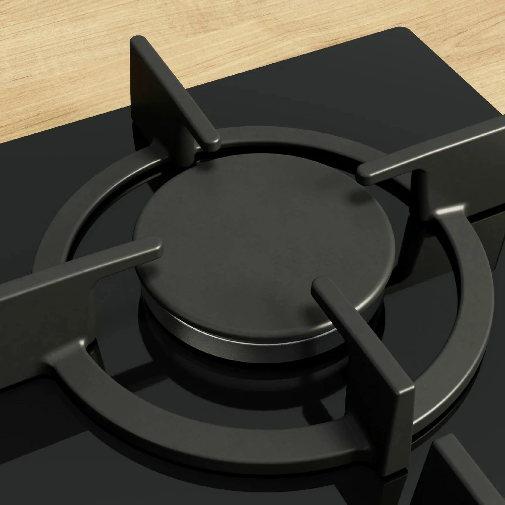 Bosch 5-burner gas stove 75CM BLACK PPQ7A6I15