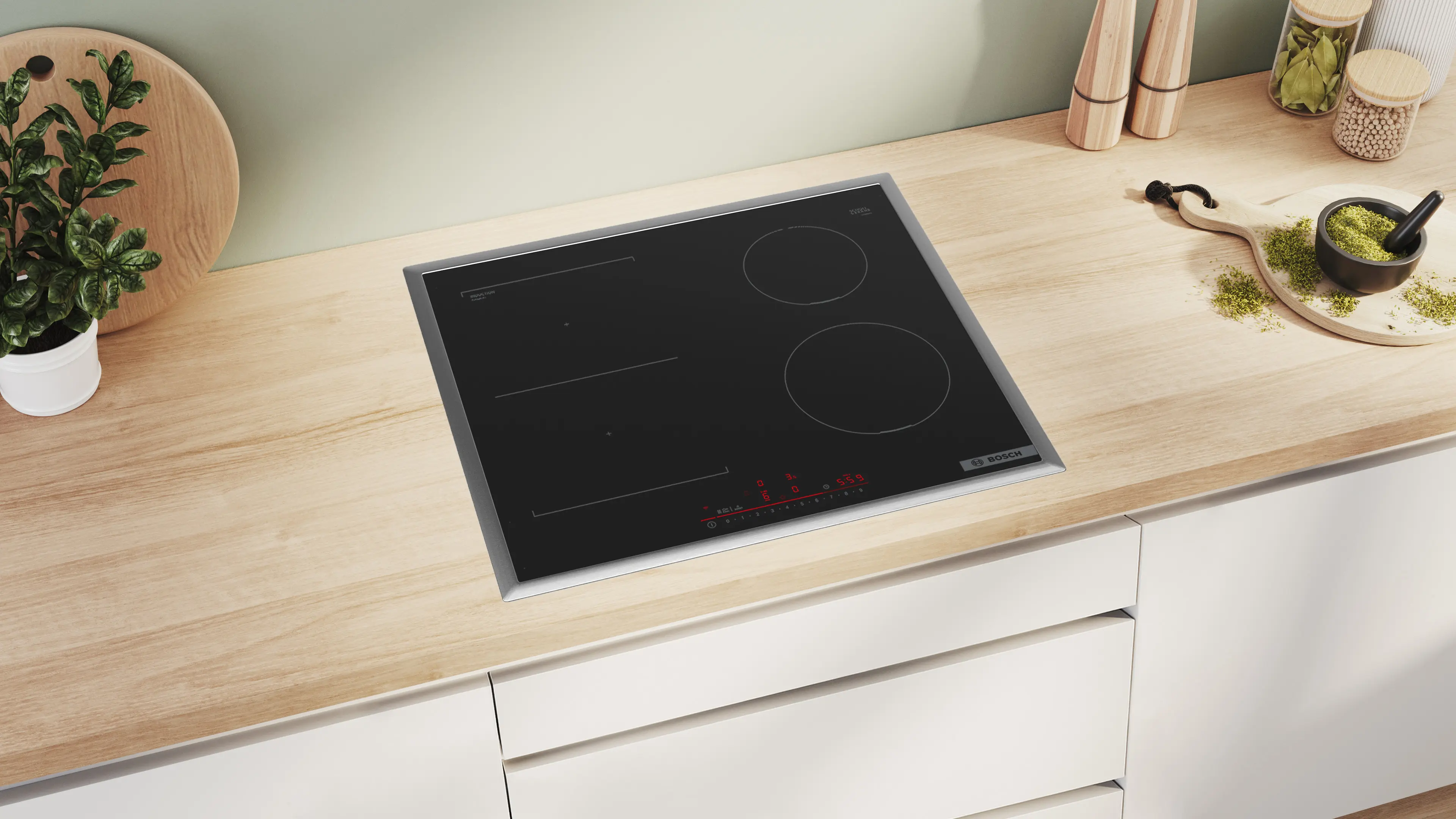 Bosch WIFI PROFILES 4ZONE 60CM PVS645HB1E induction cooktop