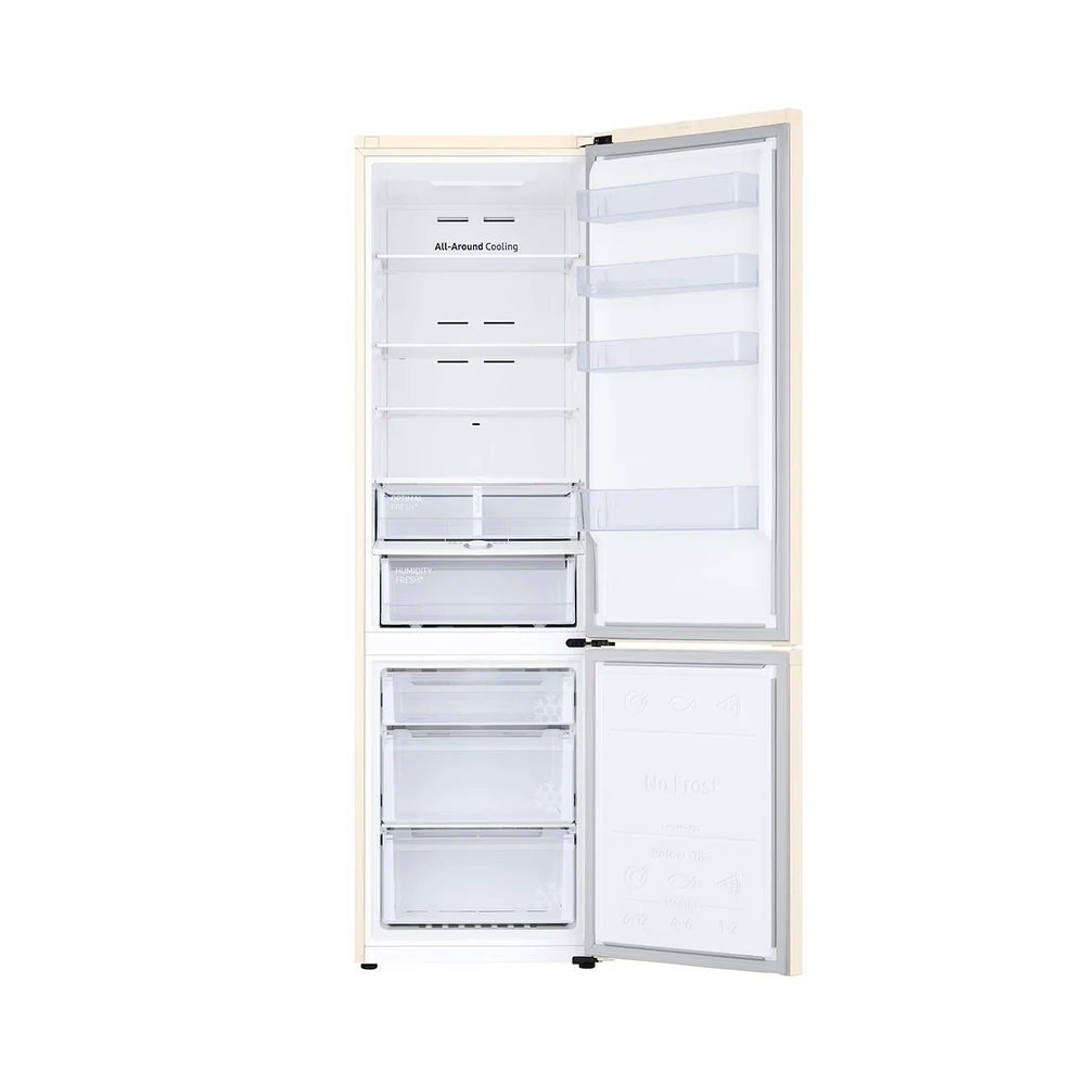 Frigorifero a libera installazione combinato Samsung NO FROST 344LT WIFI E BEIGE RB38C603DEL/EF
