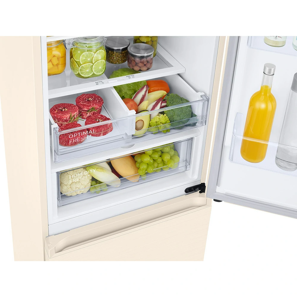 Frigorifero a libera installazione combinato Samsung NO FROST 344LT WIFI E BEIGE RB38C603DEL/EF