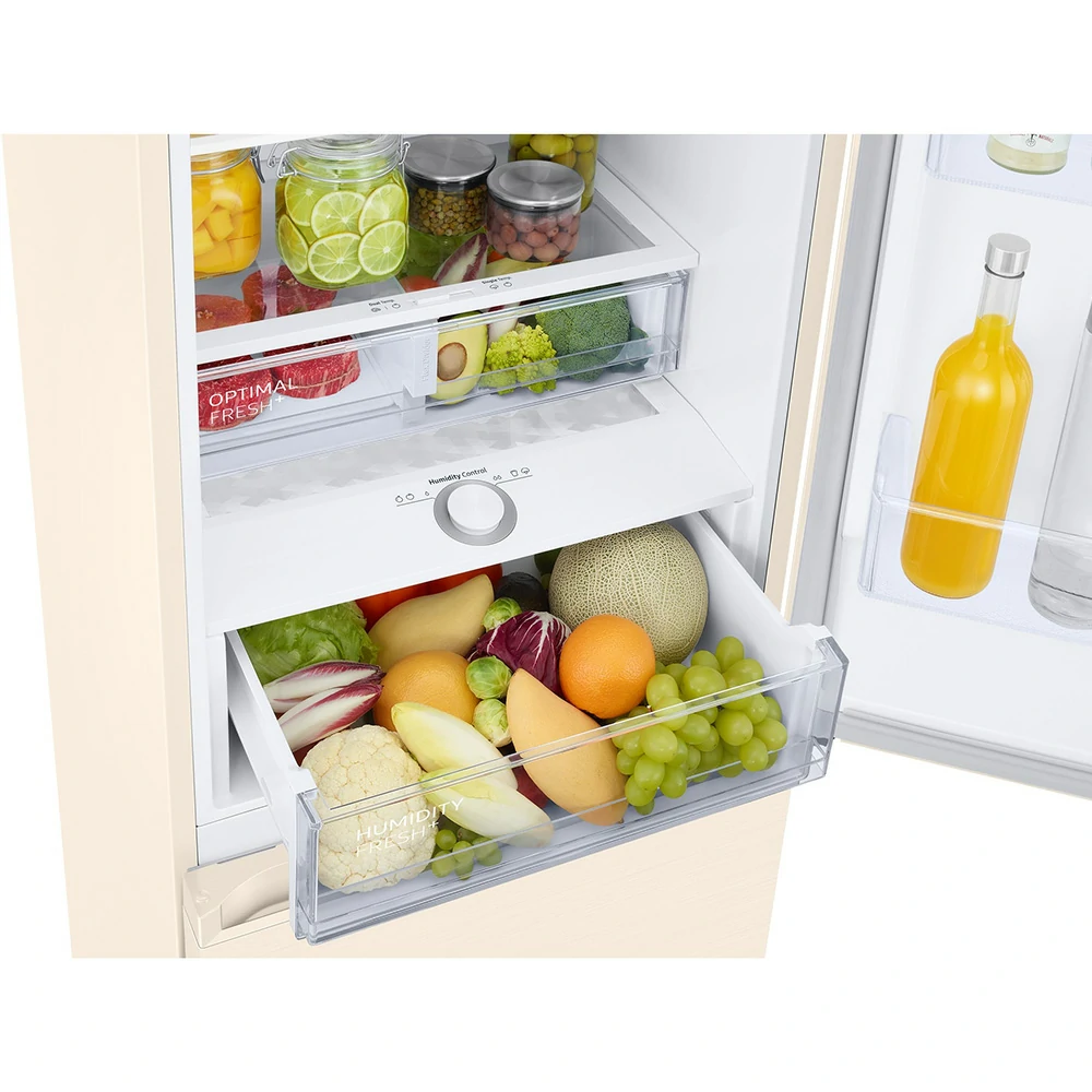 Frigorifero a libera installazione combinato Samsung NO FROST 344LT WIFI E BEIGE RB38C603DEL/EF