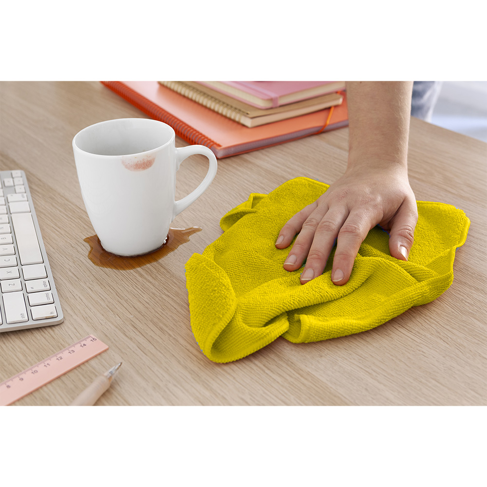 Allice yellow multipurpose microfiber cloth