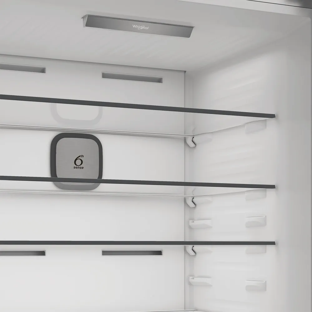 Frigorifero a libera installazione combinato Whirlpool 615 LT TOT.NOFROST 83CM INOX WHK2 6614 X6E