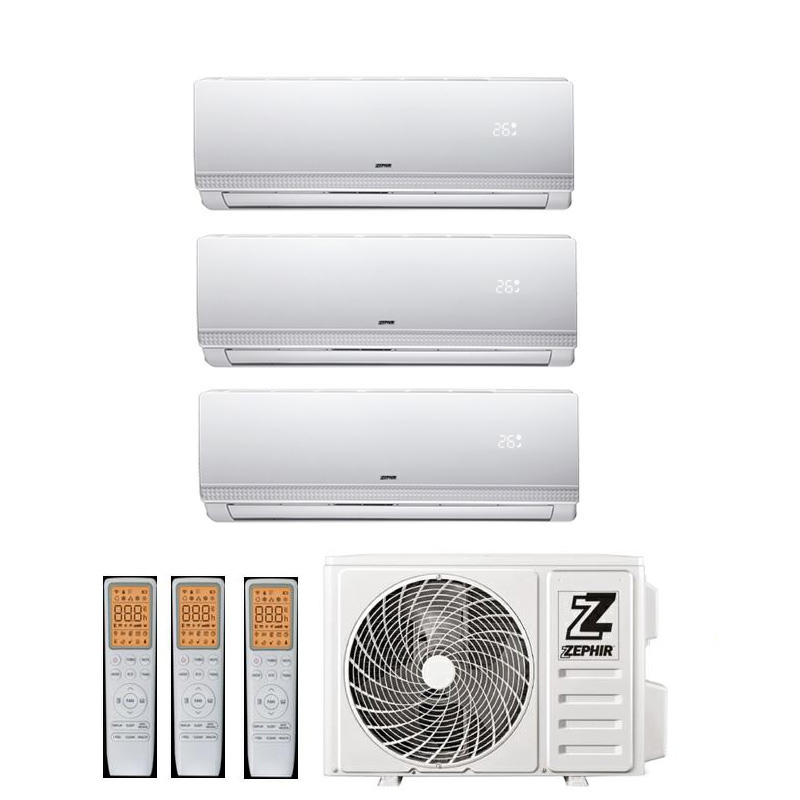 ZEPHIR TRIAL SPLIT AIR CONDITIONER 9+9+12000 BTU A++/A+ WIFI ZTRIOWIFI