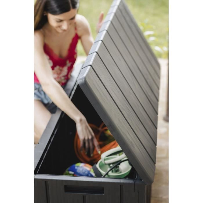 BRAVO garden box - Resin - 270 L capacity - Anthracite
