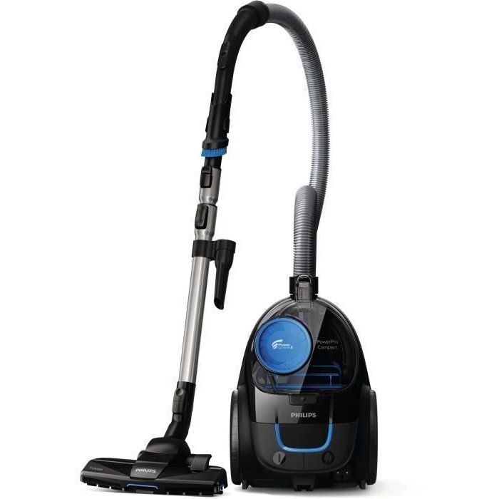 Bagless vacuum cleaner - PHILIPS FC9331/09 - 900 W - 1.5 L - Black and deep blue