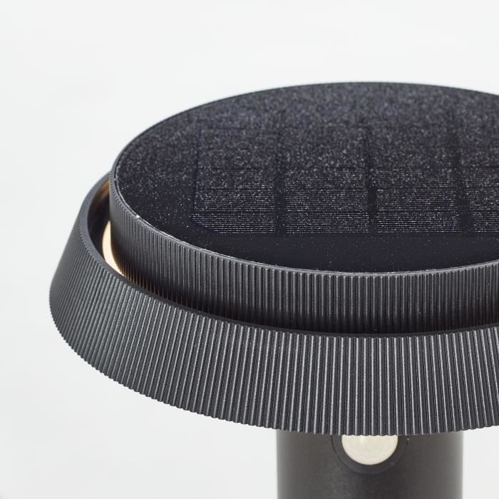 Outdoor terminal - BRILLIANT - ALVERO - LED and solar - Motion detector - Metal and plastic - 4 W - Black