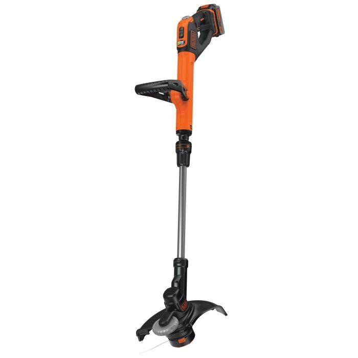 BLACK & DECKER POWERCOMMAND 18V LITHIUM Cordless 30cm - 4Ah cord cutter - 1 battery - 1 reel of 10m 1.6mm wire - 1 charger