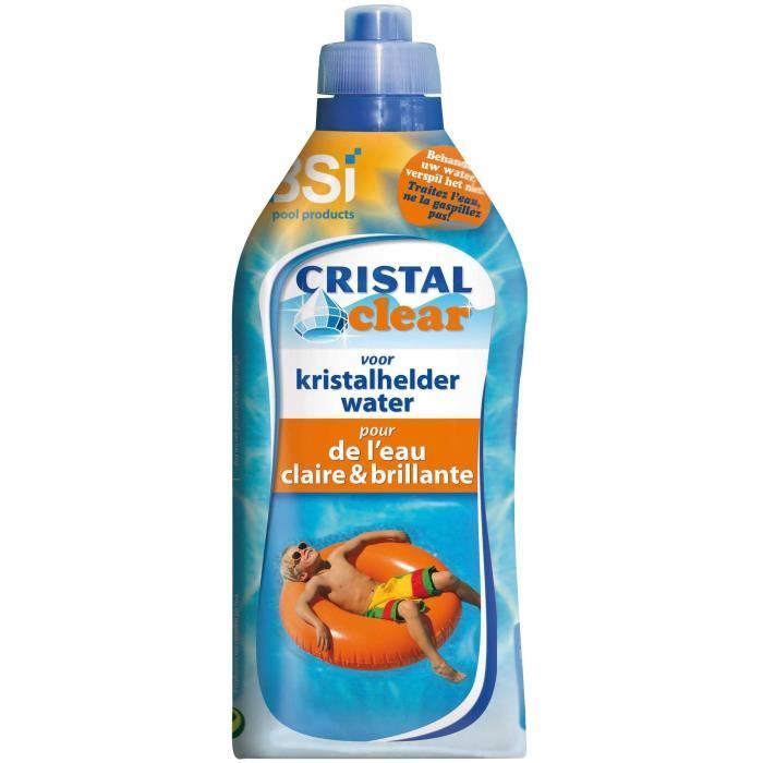 BSi Cristal Clear pool cleaner 1 liter blue
