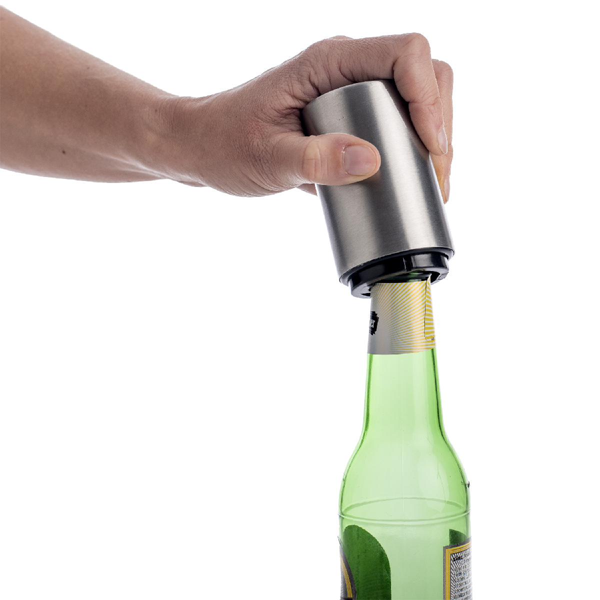 Steel beer bottle opener - Wine&co