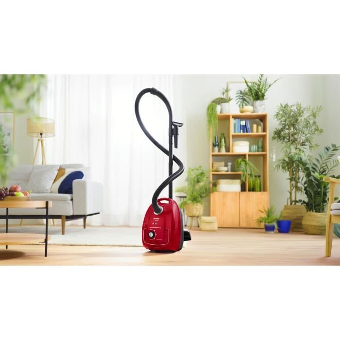 Bosch GL38 - vacuum cleaner with bag - 600 W - 79 dB - (H) EPA - 10m - 4 L Bag - Variable power