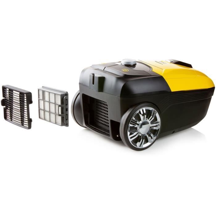 DOMO DO7294S - Bin vacuum with bag - 5L - HEPA H13 filter - 73dB - Adjustable suction power - 90cm metal tube