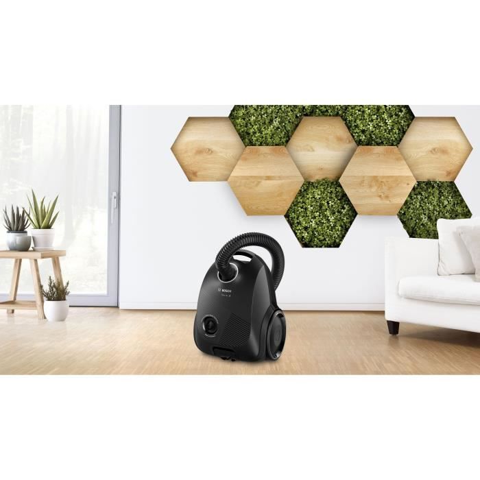 BOSCH GL20S Black - Bagged vacuum - 600 W - Sound level 80 dB