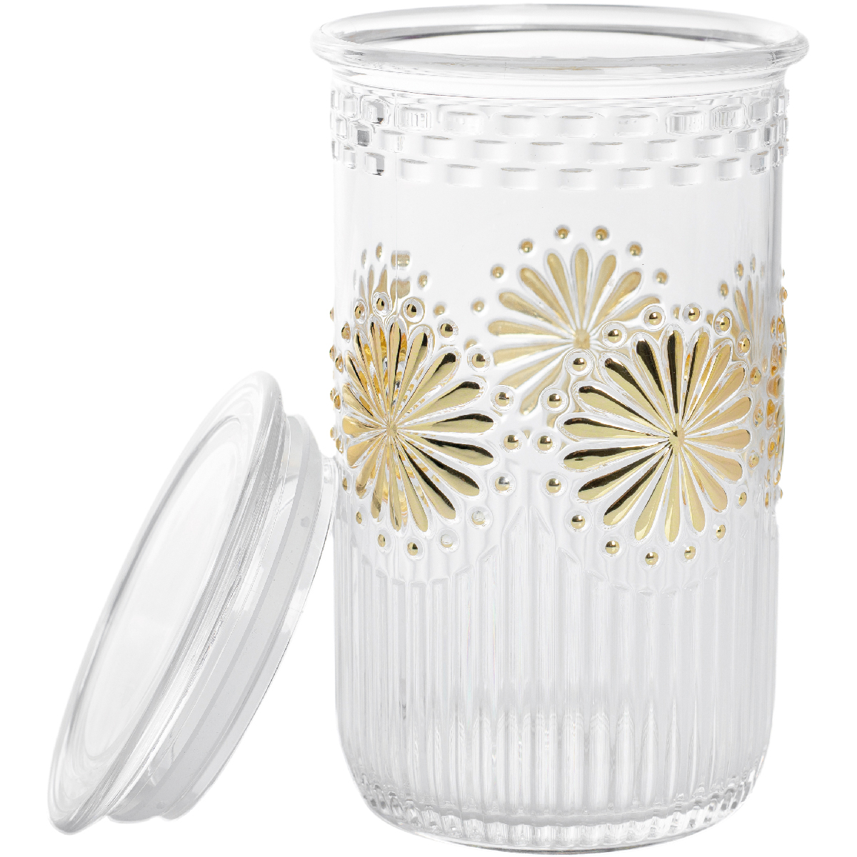 Kitchen jar with lid Ø 10 x h 14.5 cm - Detroit