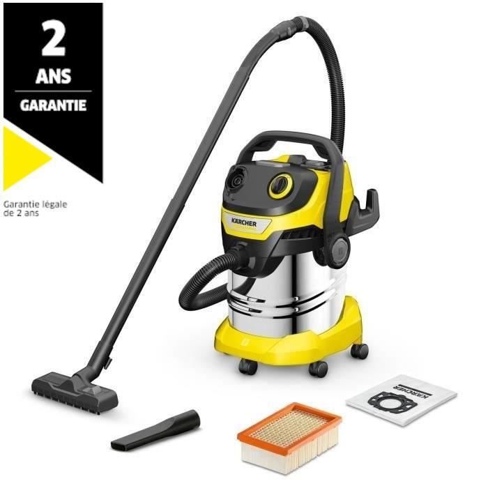 KARCHER WD 5 S V-30/5/22 liquid and dry vacuum cleaner - 30 L stainless steel tank - 1100W (Blower function)