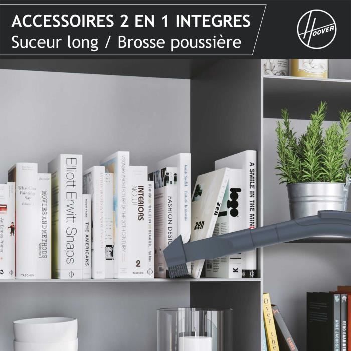 Bagless vacuum cleaner - HOOVER BR21HM - 700 W - Cassette: 2 L - 78 dBA