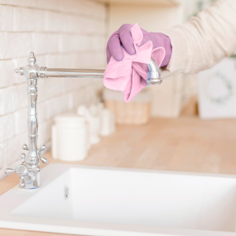 Scalet red multipurpose degreasing and anti-limescale cloth