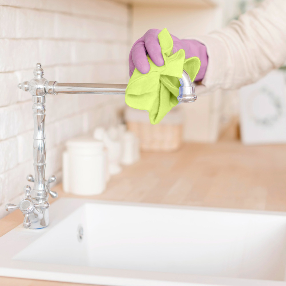 Scalet green multi-purpose degreasing and anti-limescale cloth
