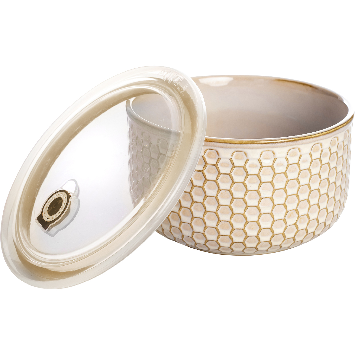 Refrigerator and microwave container with airtight lid and date indicator Ø 20 cm - Caracas