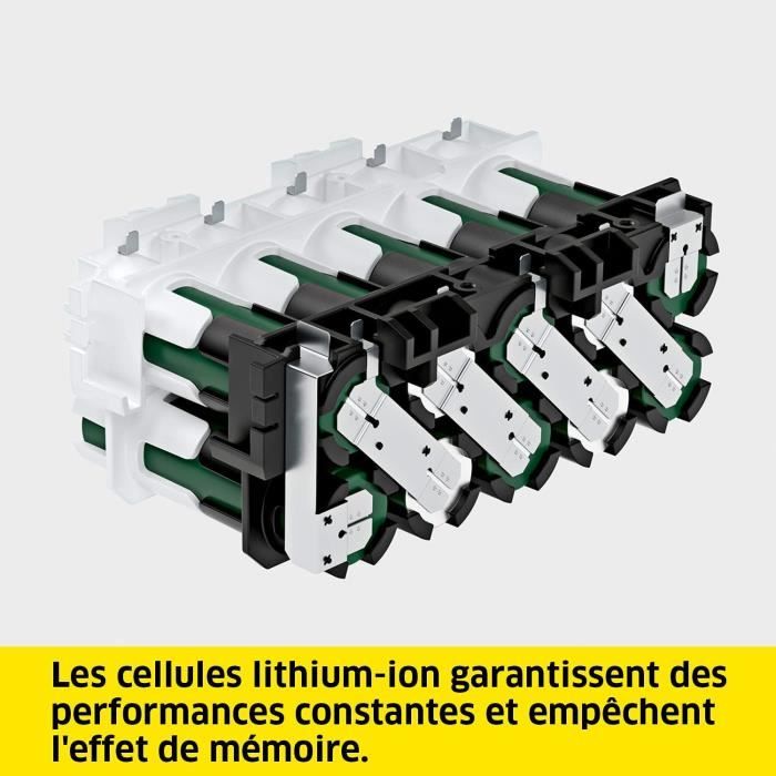 KARCHER POWER 36V/2.5 Ah battery with LCD screen and fast charger