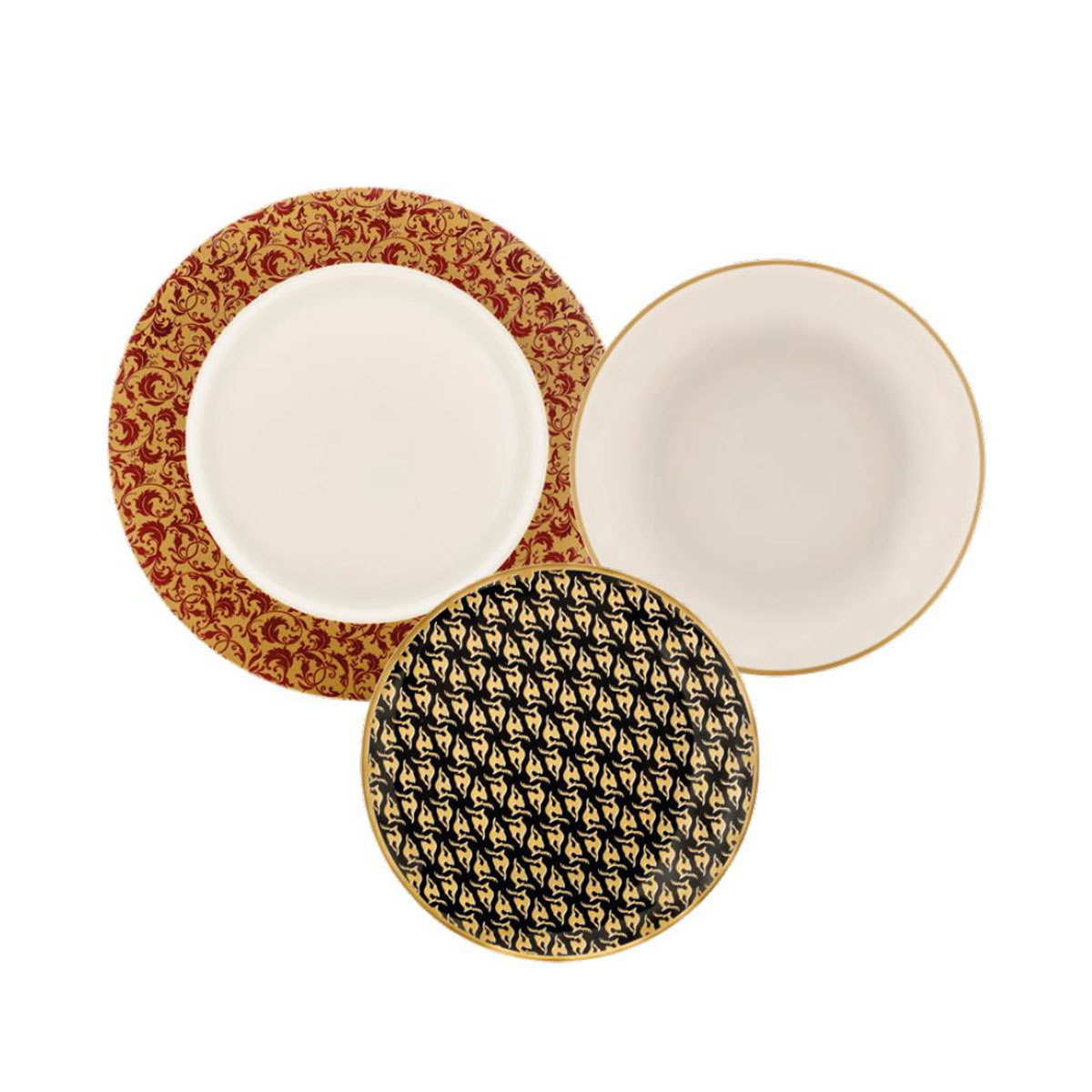 6-piece porcelain table set - Ortisei