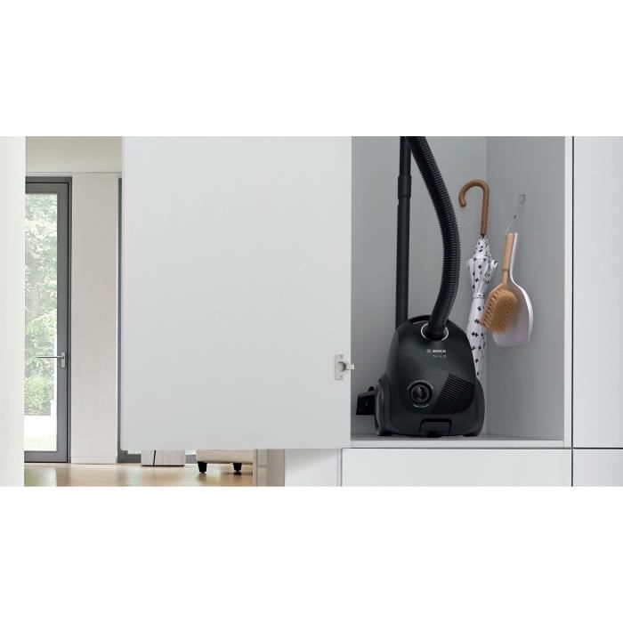 BOSCH GL20S Black - Bagged vacuum - 600 W - Sound level 80 dB