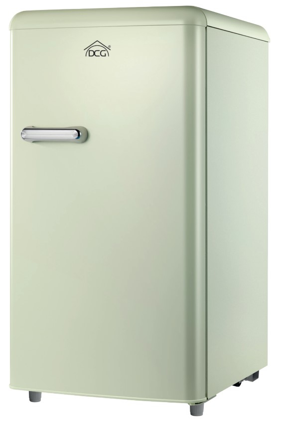 DCG RETRO LINE SINGLE DOOR FRIDGE 100LT AND CREAM MF100C