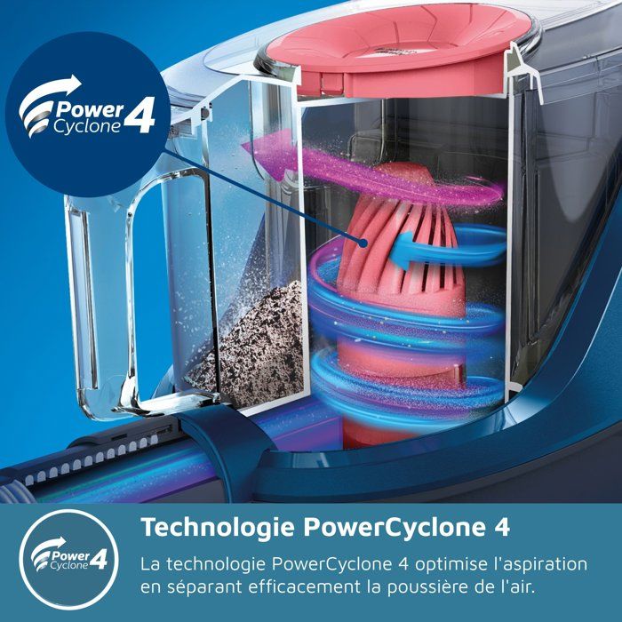 Philips XB2122/09 Series 2000 Series Security - 850W - PowerYclone 4 - 77db - white and blue