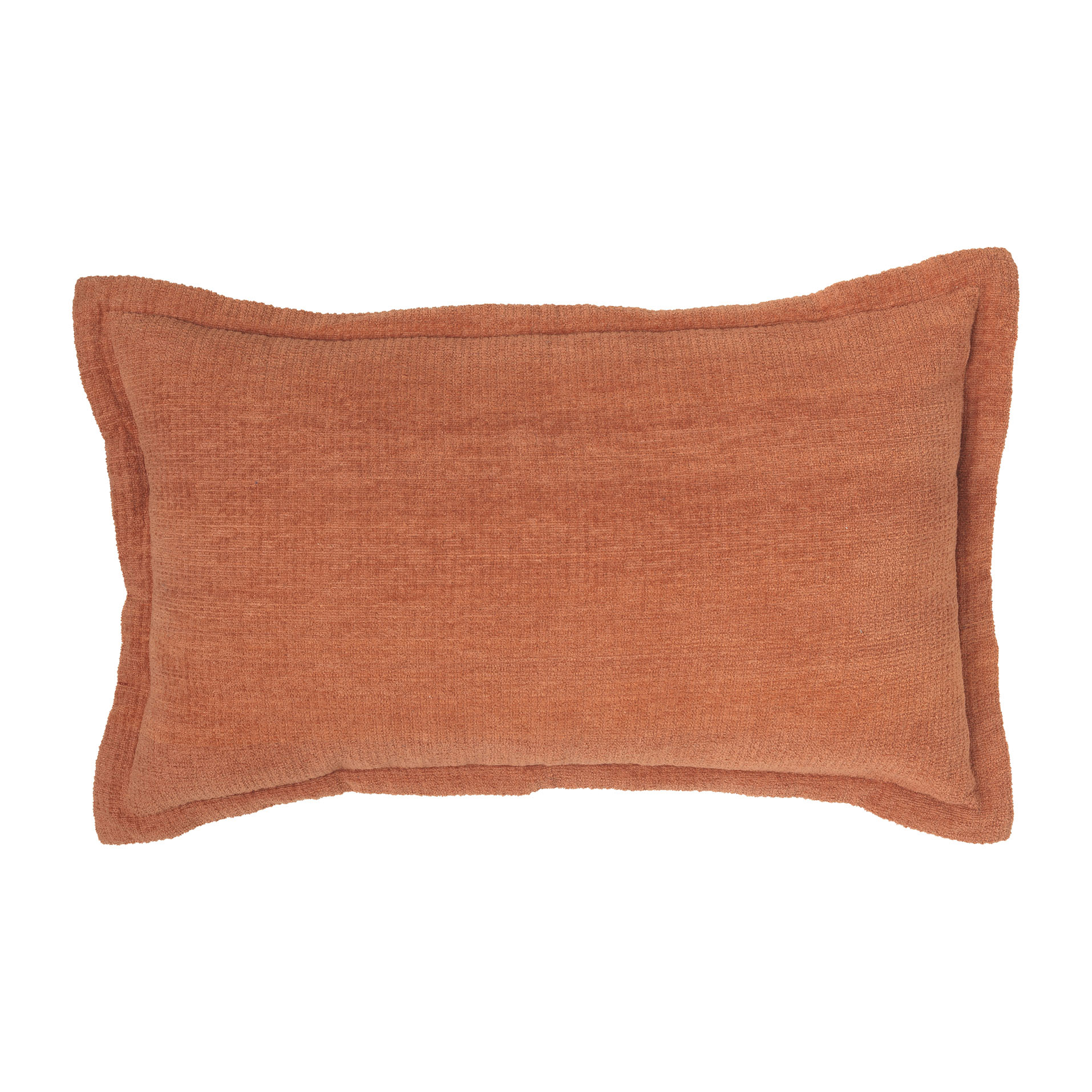 Cotton canvas pillow. Floral print with stitched border Removable lining and polyester padding. 50 x 30 cm - Pratum