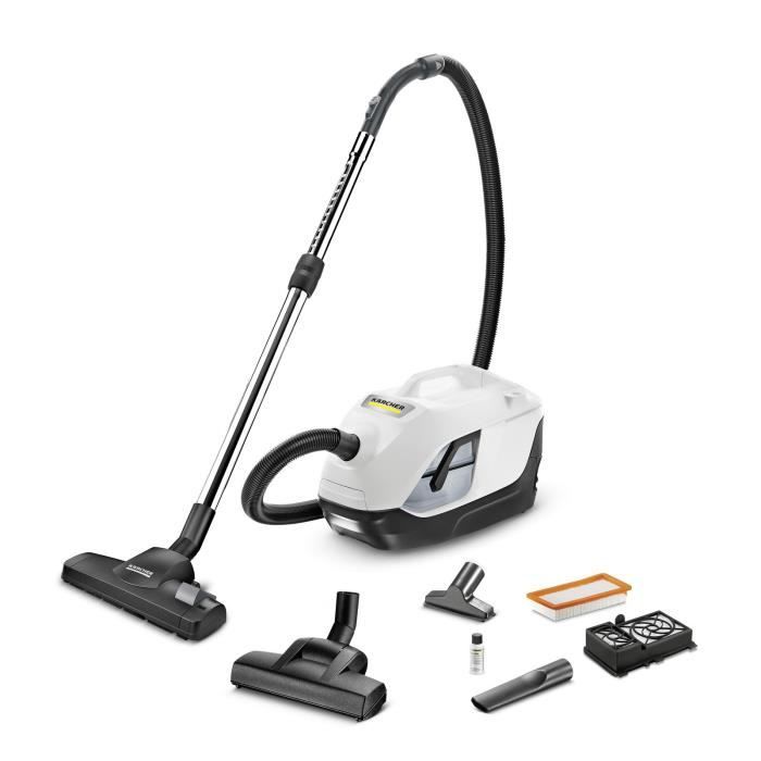 NEW KARCHER DS 6 PLUS - Bagless Vacuum Cleaner with Water Filtering + Accessories - Rejects 99.95% of dust-free air