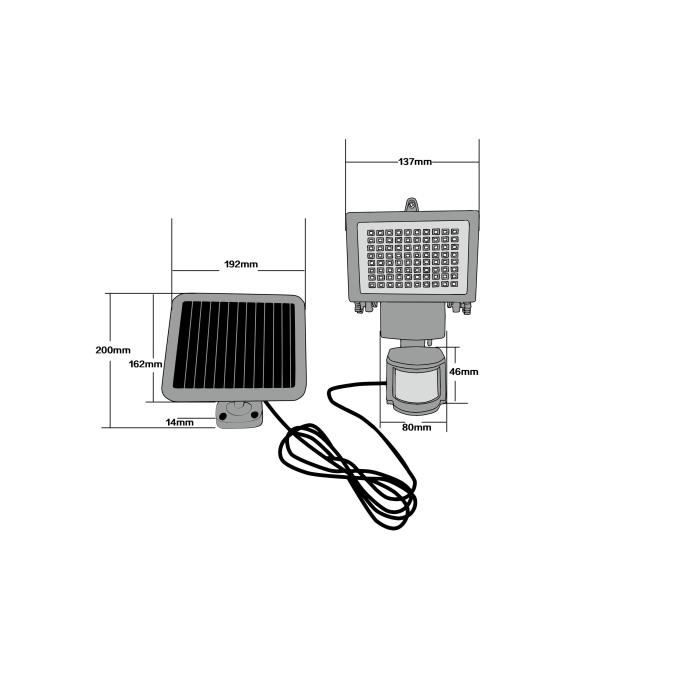 LED Solar Spot 80