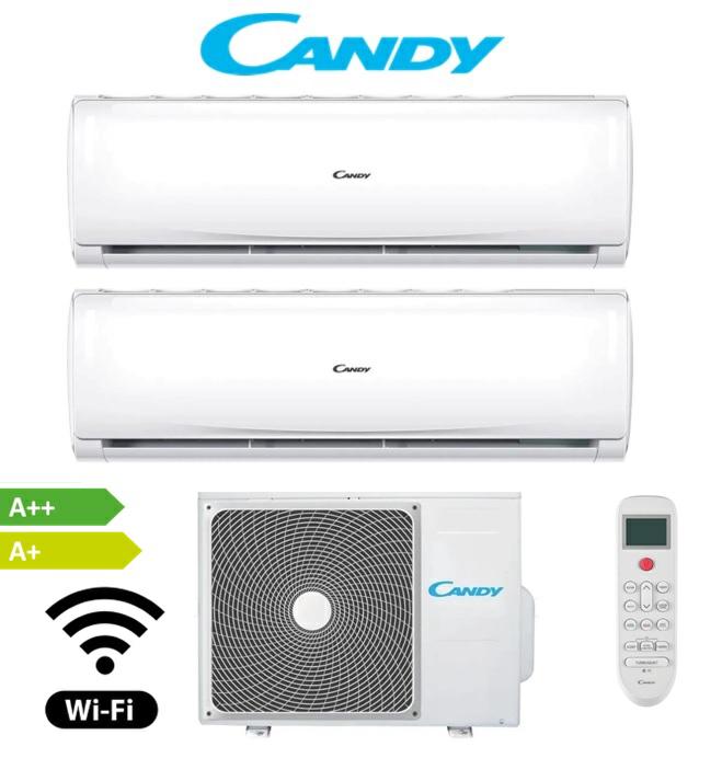 CANDY AIR CONDITIONER DUAL SPLIT9000+12000 A++/A+ PURE WIFI CY-2T14AOUT