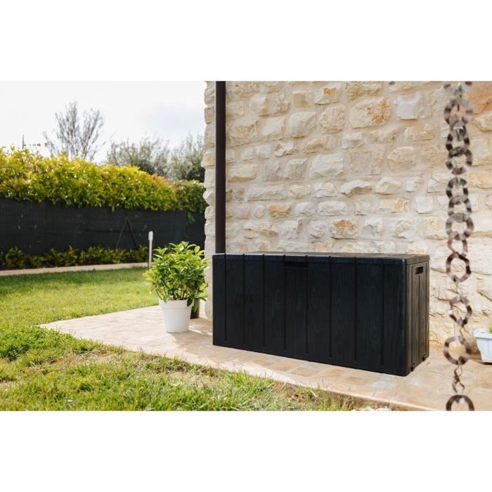 BRAVO garden box - Resin - 270 L capacity - Anthracite